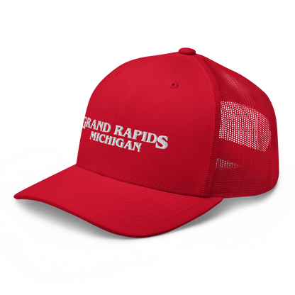 'Grand Rapids Michigan' Trucker Hat (1980s Drama Parody)