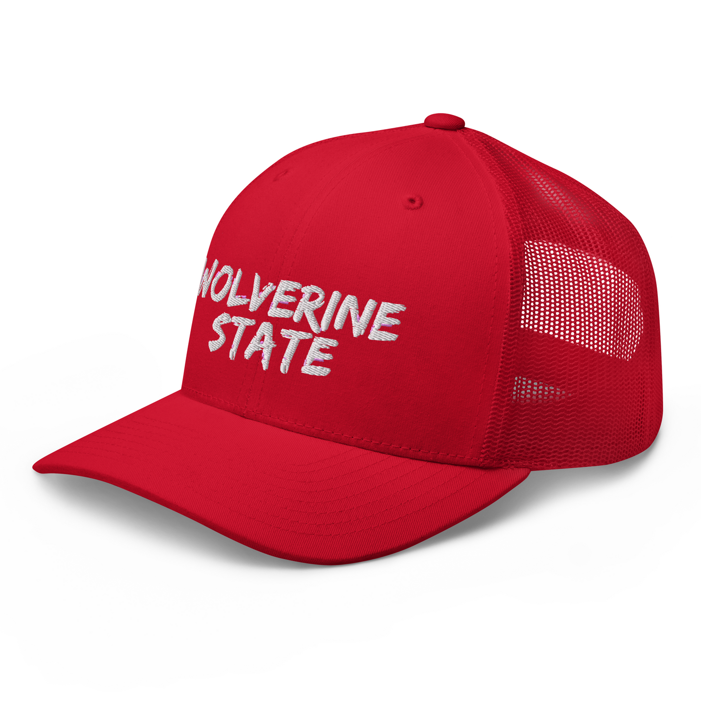 Michigan 'Wolverine State' Trucker Hat (Angry Brush Font)