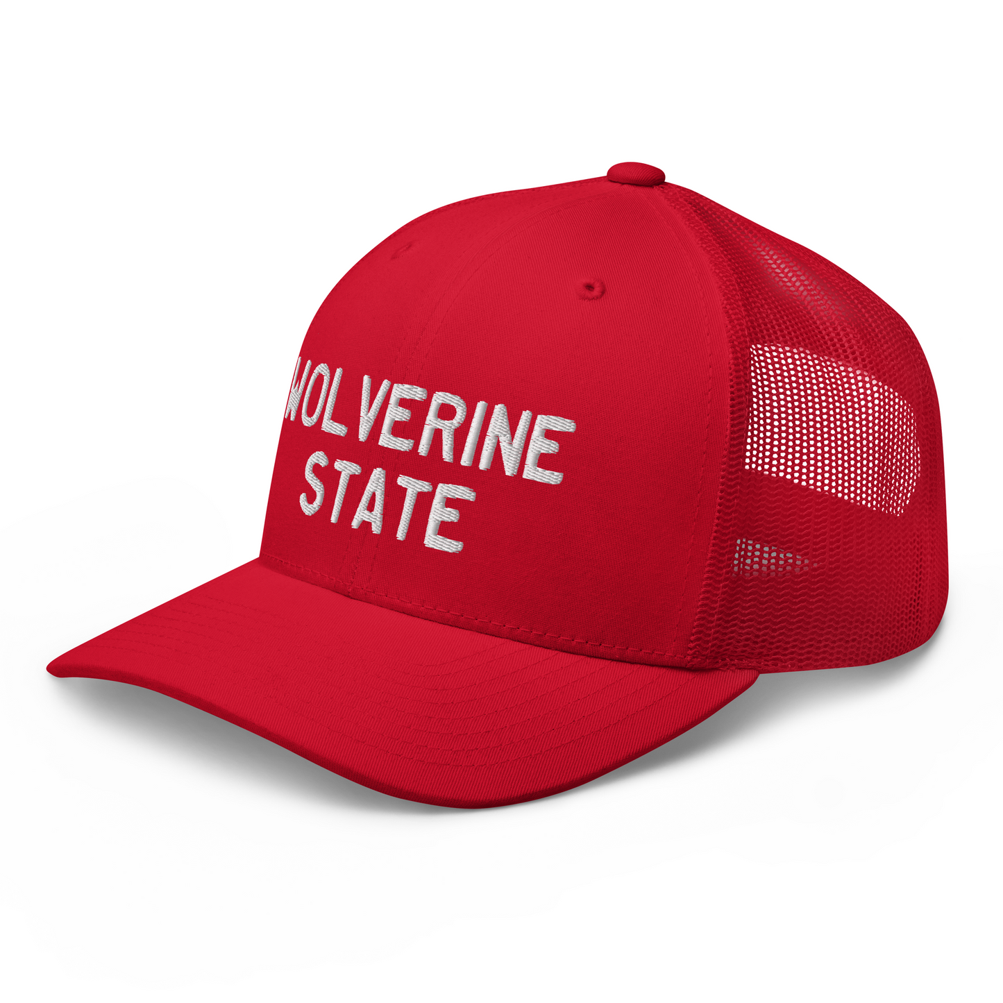 Michigan 'Wolverine State' Trucker Hat (Licence Plate Font)