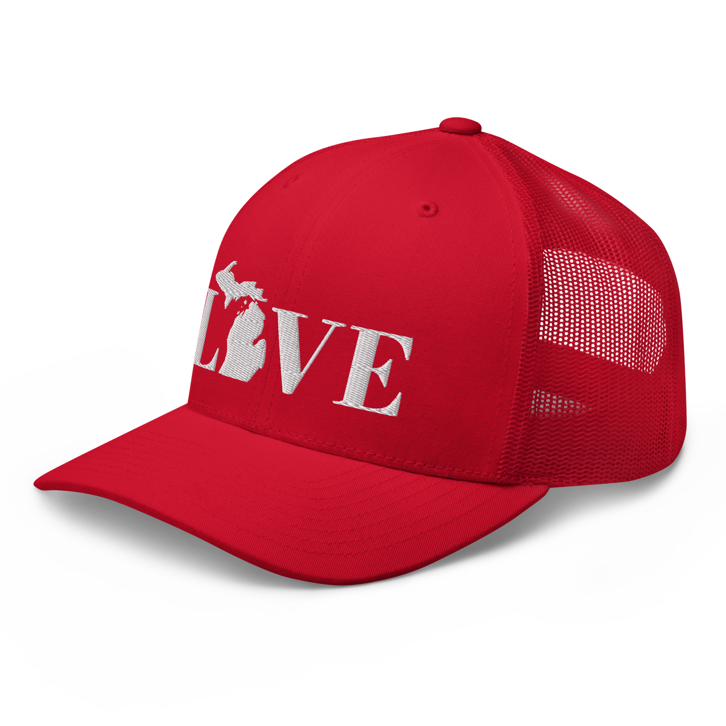 Michigan 'Love' Trucker Hat (Didone Font)