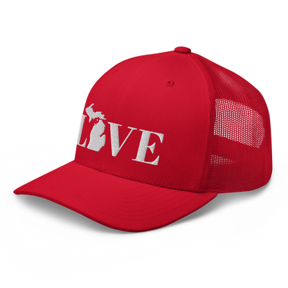 Michigan 'Love' Trucker Hat (Didone Font)