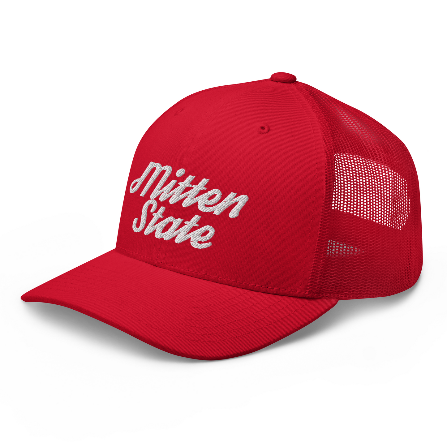 Michigan 'Mitten State' Trucker Hat (Script Font)