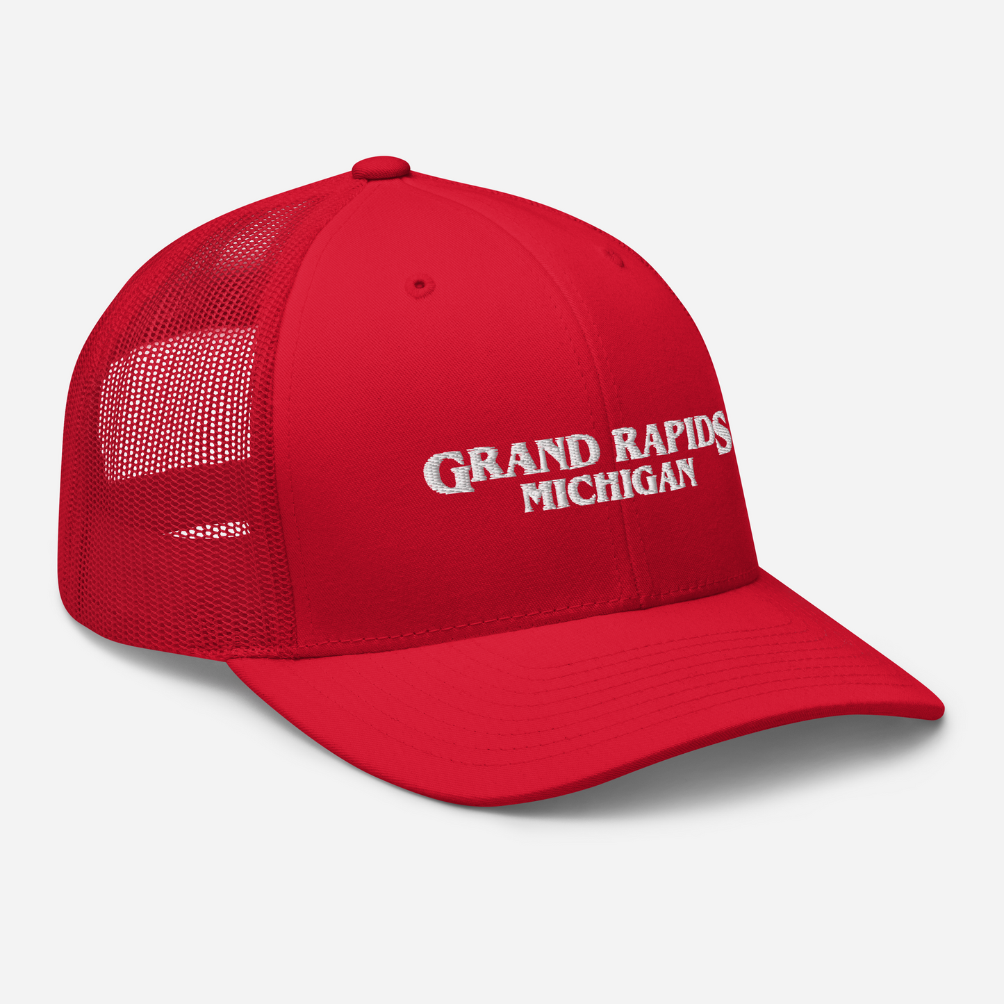 'Grand Rapids Michigan' Trucker Hat (1980s Drama Parody)