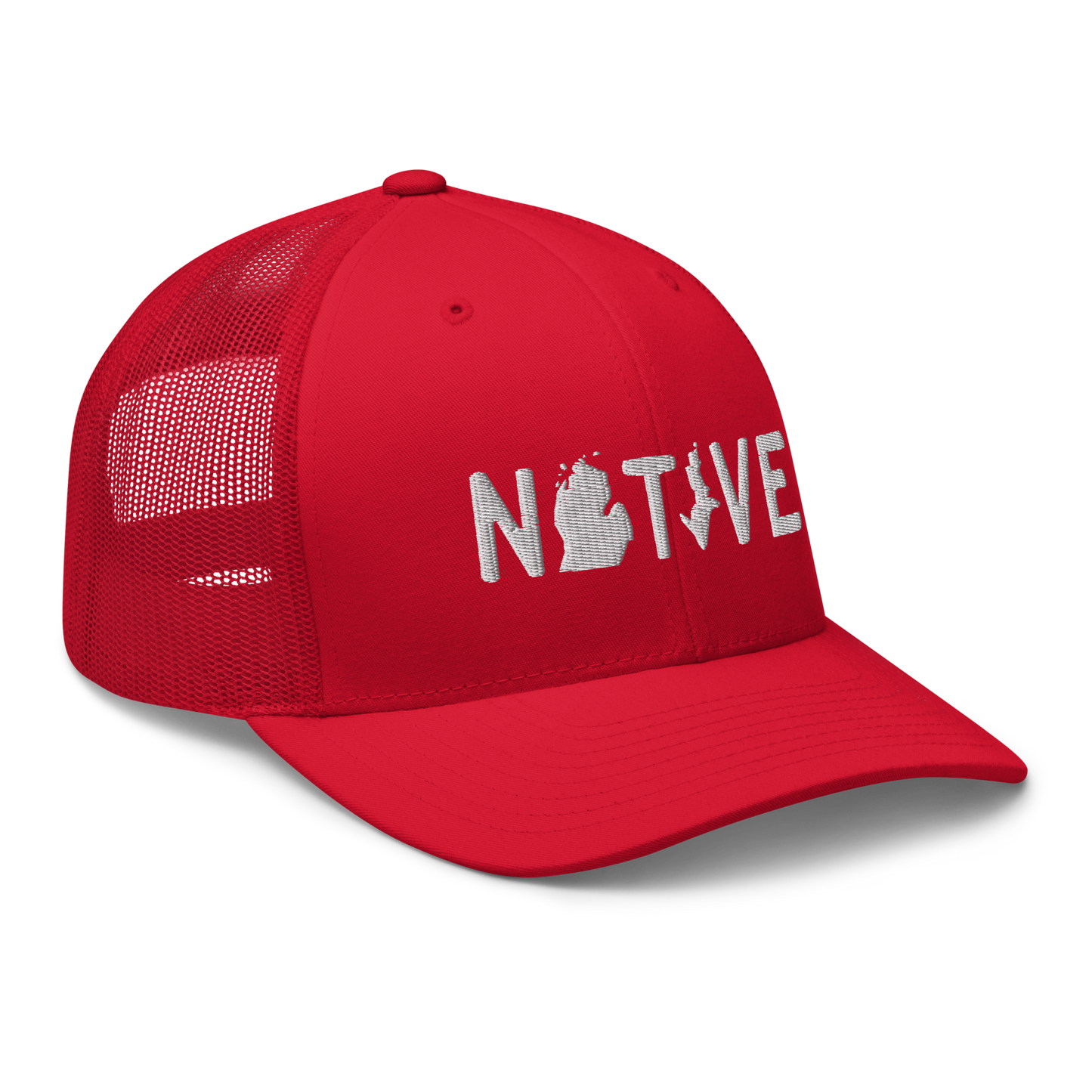 Michigan 'Native' Trucker Hat (Licence Plate Font)