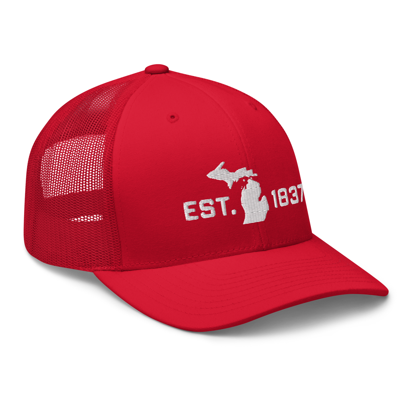 Michigan 'EST 1837' Trucker Hat (Athletic Font)