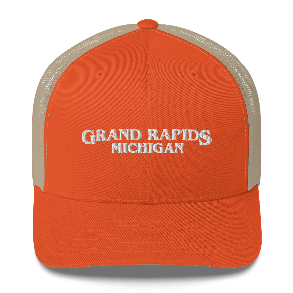 'Grand Rapids Michigan' Trucker Hat (1980s Drama Parody)