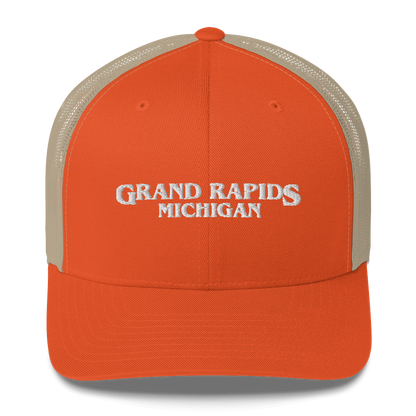 'Grand Rapids Michigan' Trucker Hat (1980s Drama Parody)