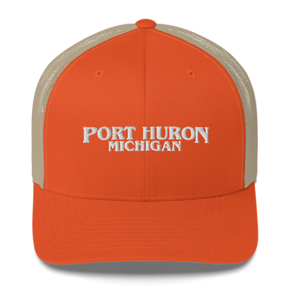 'Port Huron Michigan' Trucker Hat (1980s Drama Parody)