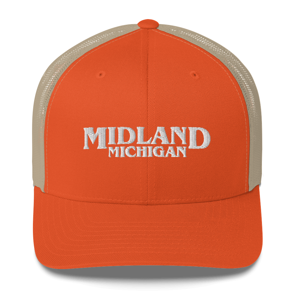 'Midland Michigan' Trucker Hat (1980s Drama Parody)