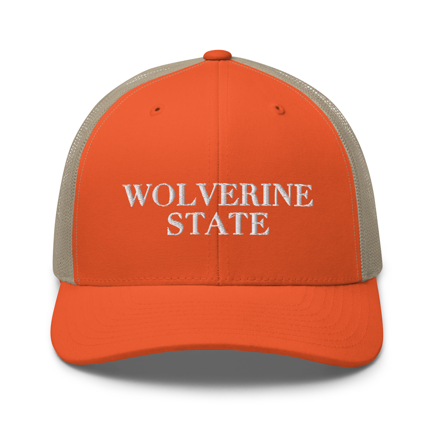 Michigan 'Wolverine State' Trucker Hat (Didone Font)