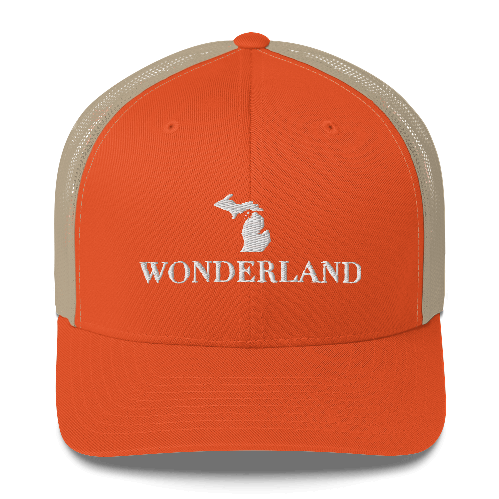 Michigan 'Wonderland' Trucker Hat (Didone Font)