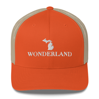 Michigan 'Wonderland' Trucker Hat (Didone Font)