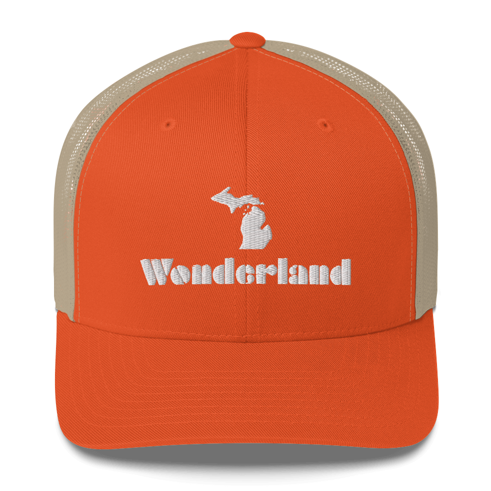 Michigan 'Wonderland' Trucker Hat (Art Deco Font)