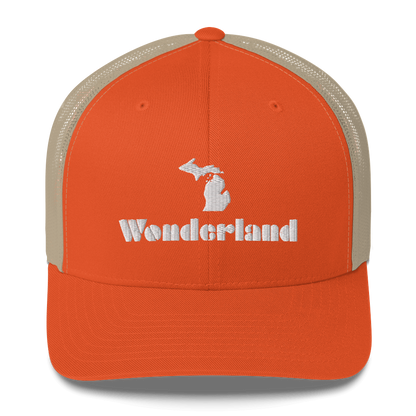 Michigan 'Wonderland' Trucker Hat (Art Deco Font)