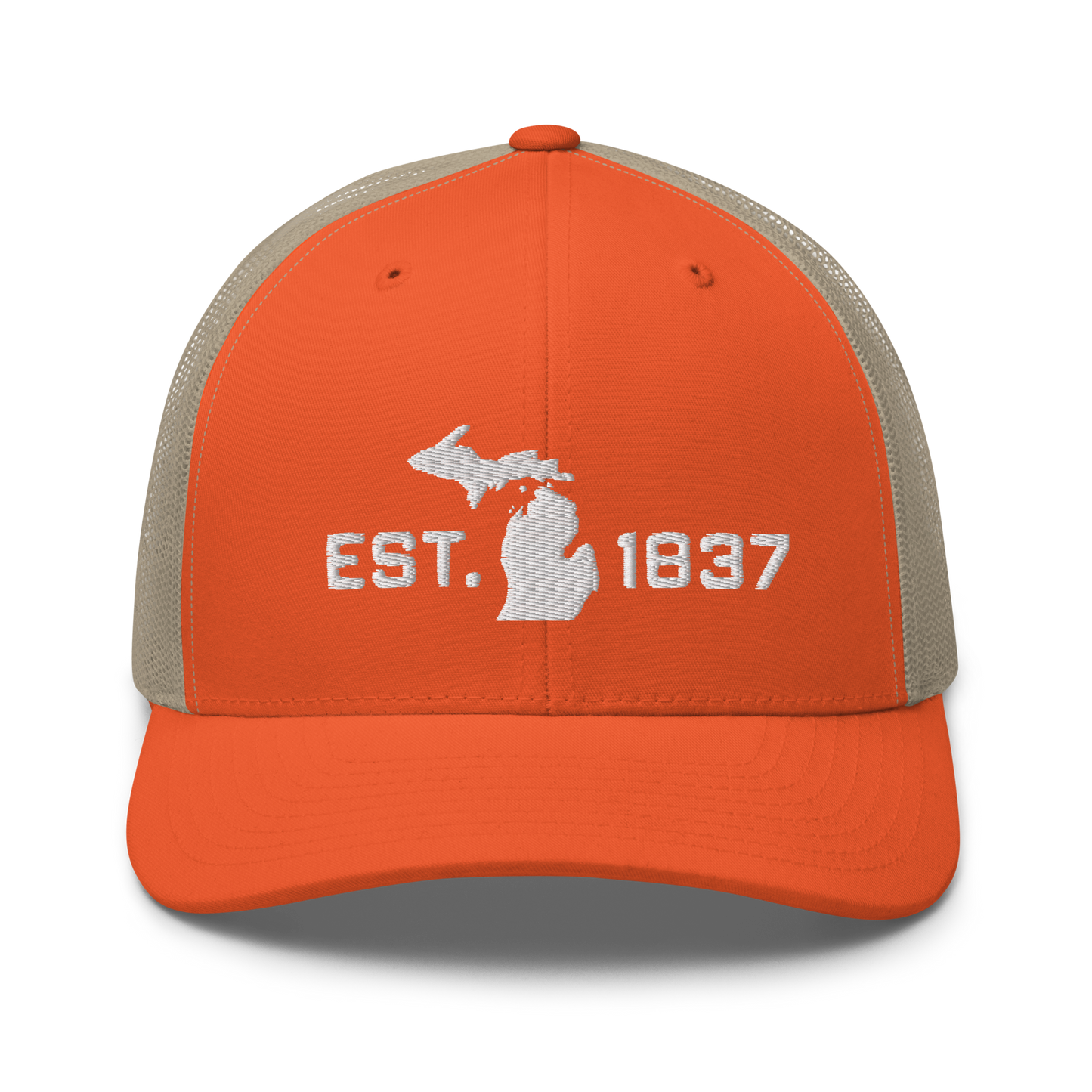 Michigan 'EST 1837' Trucker Hat (Athletic Font)