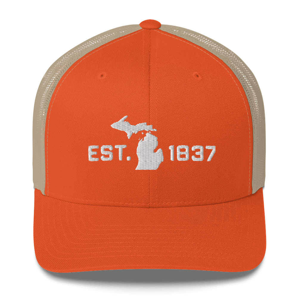 Michigan 'EST 1837' Trucker Hat (Athletic Font)