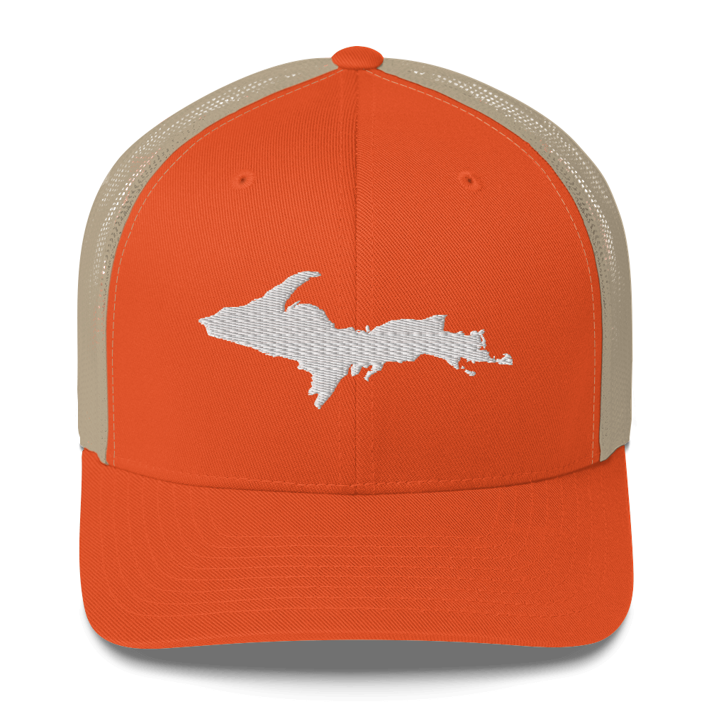 Michigan Upper Peninsula Trucker Hat (w/ UP Outline)