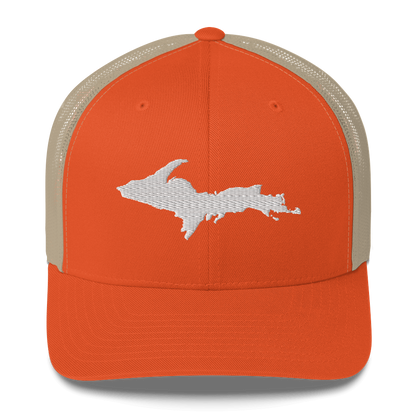 Michigan Upper Peninsula Trucker Hat (w/ UP Outline)