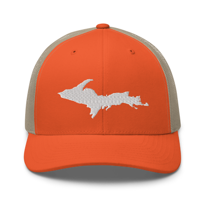 Michigan Upper Peninsula Trucker Hat (w/ UP Outline)