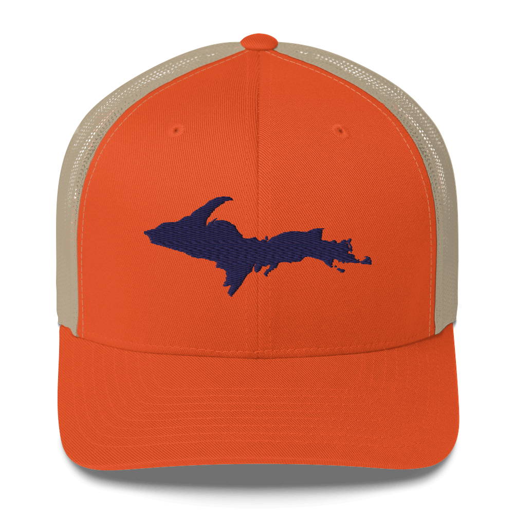 Michigan Upper Peninsula Trucker Hat (w/ UP Outline)