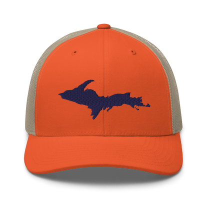 Michigan Upper Peninsula Trucker Hat (w/ UP Outline)