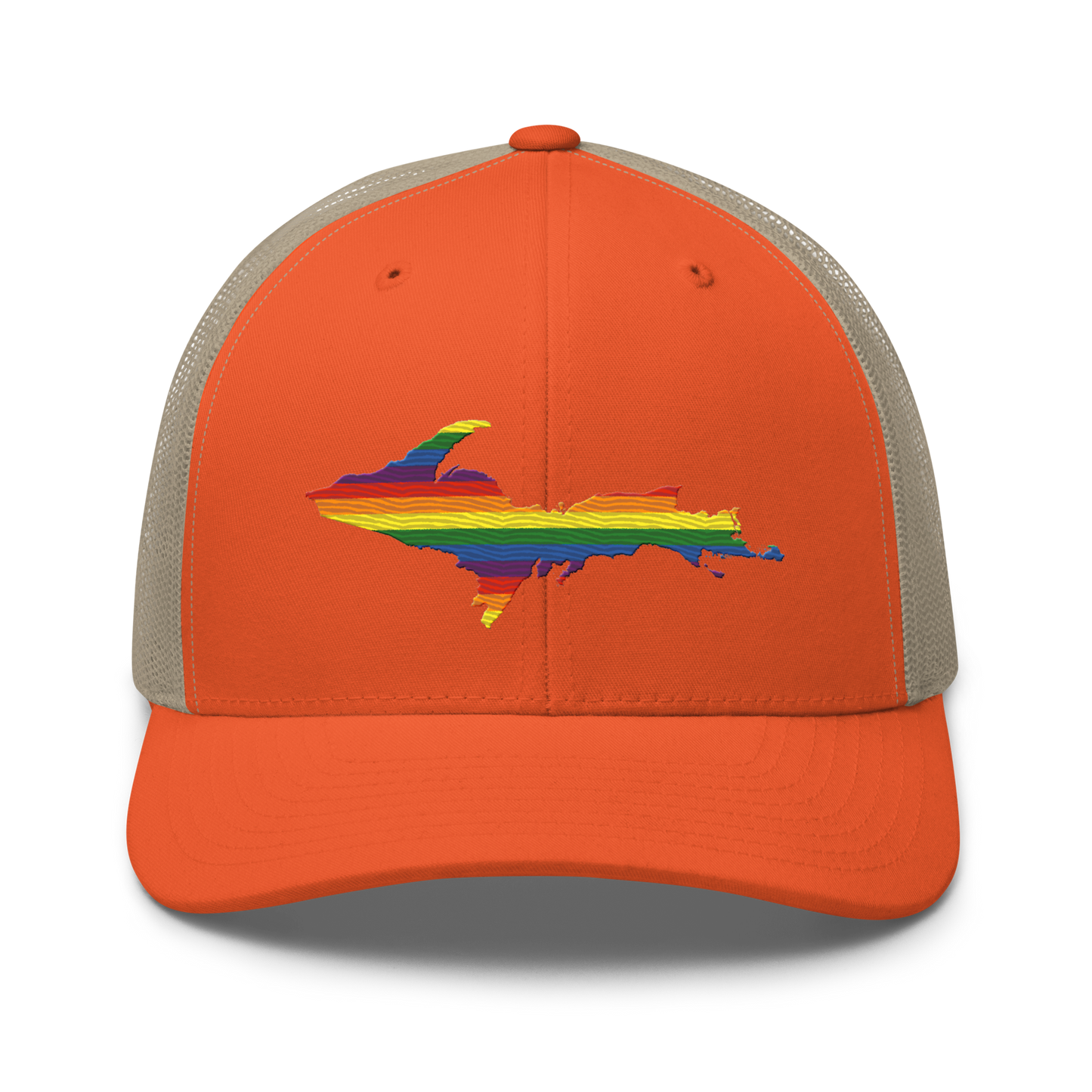 Michigan Upper Peninsula Trucker Hat (Pride Edition)