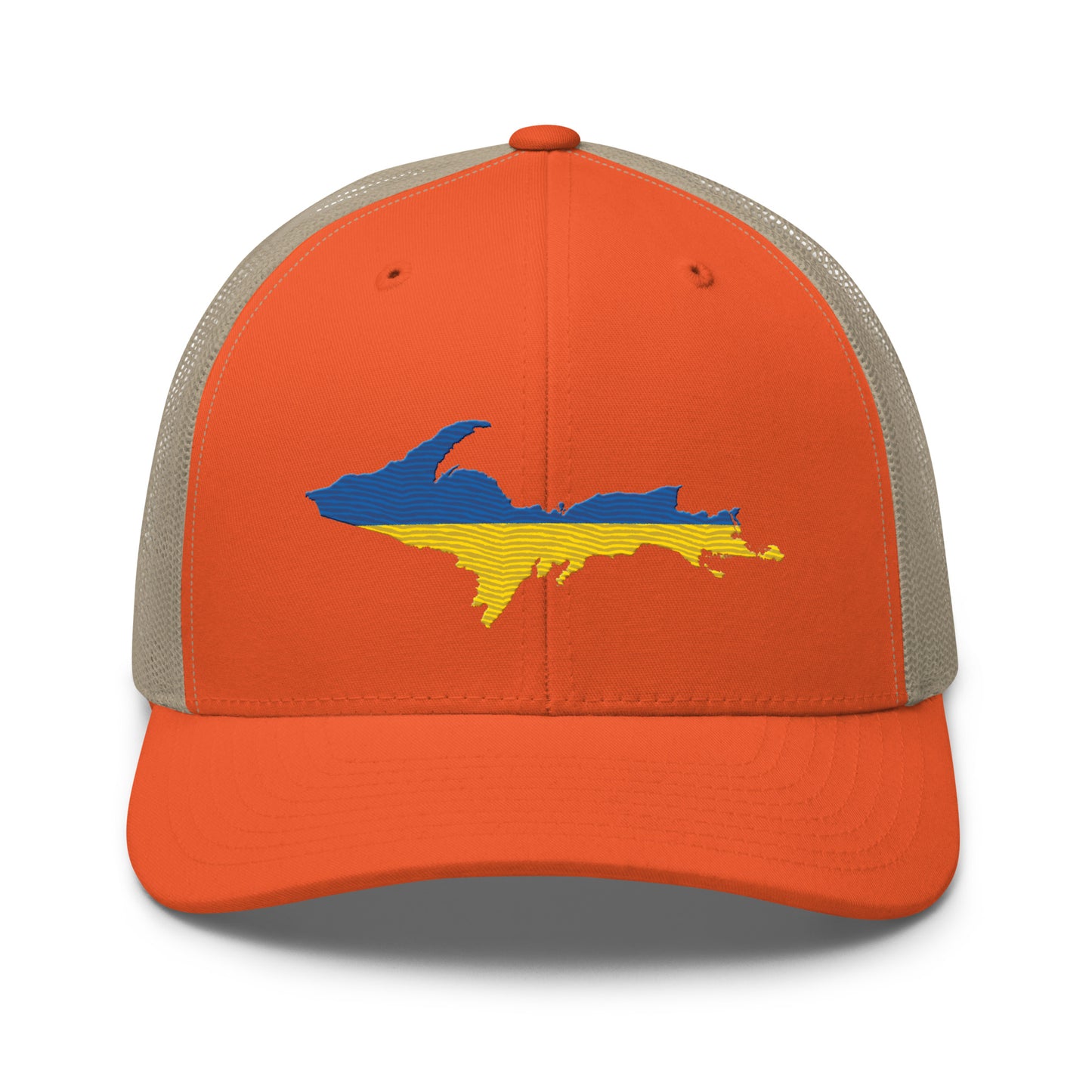 Michigan Upper Peninsula Trucker Hat (Ukraine Edition)