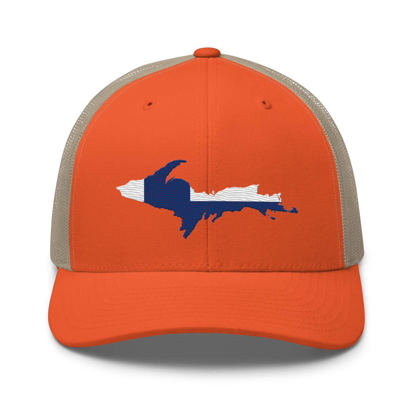 Michigan Upper Peninsula Trucker Hat (w/ UP Finland Outline