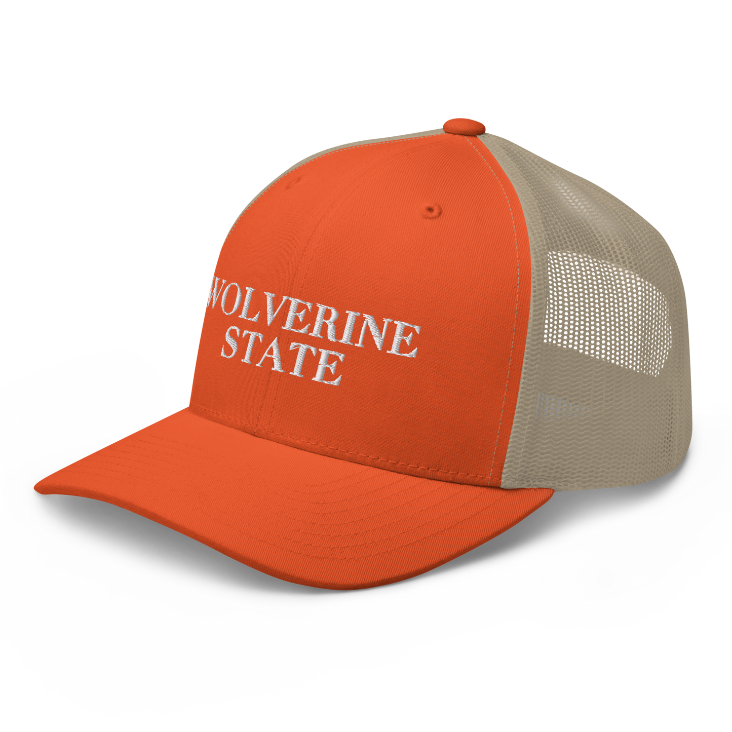 Michigan 'Wolverine State' Trucker Hat (Didone Font)