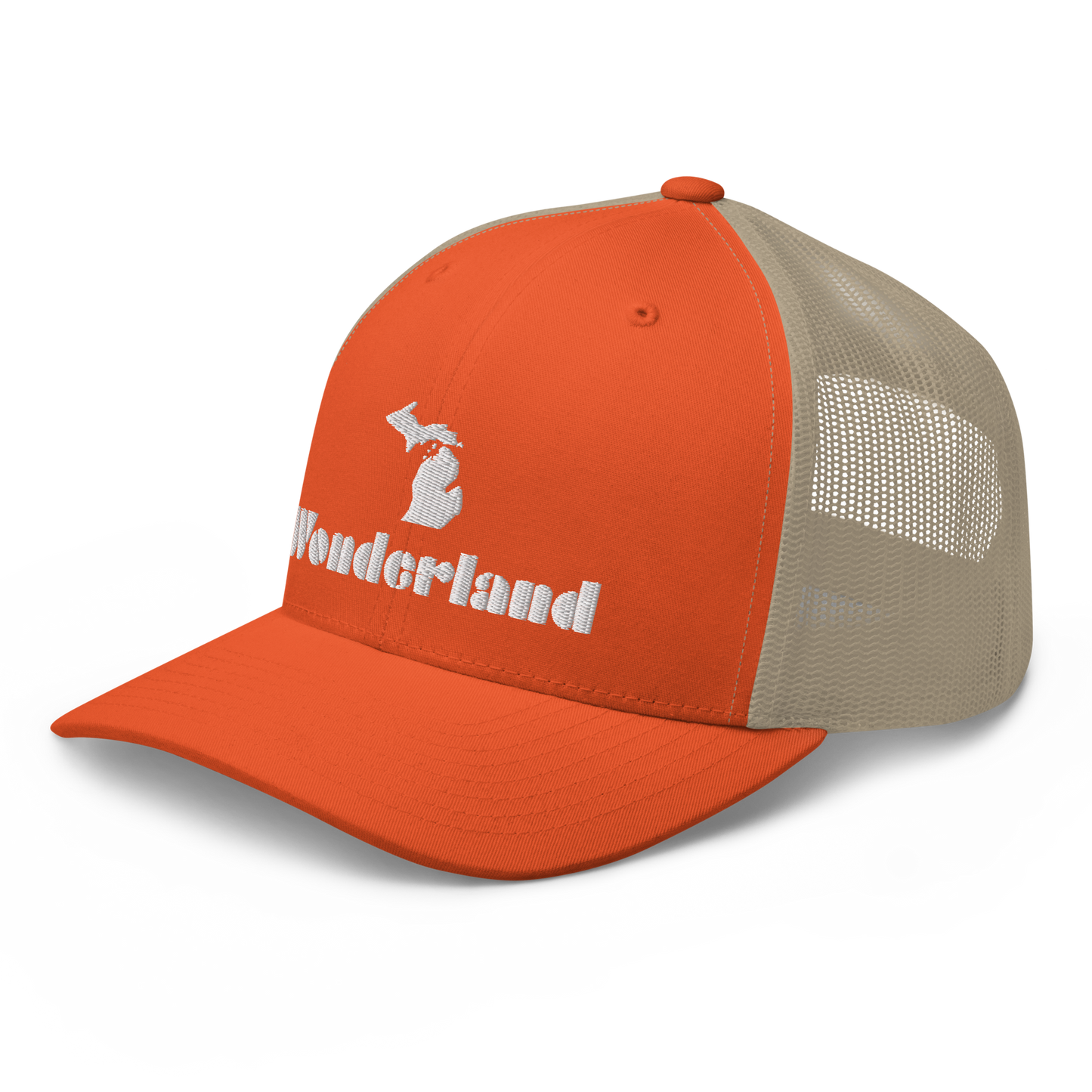 Michigan 'Wonderland' Trucker Hat (Art Deco Font)