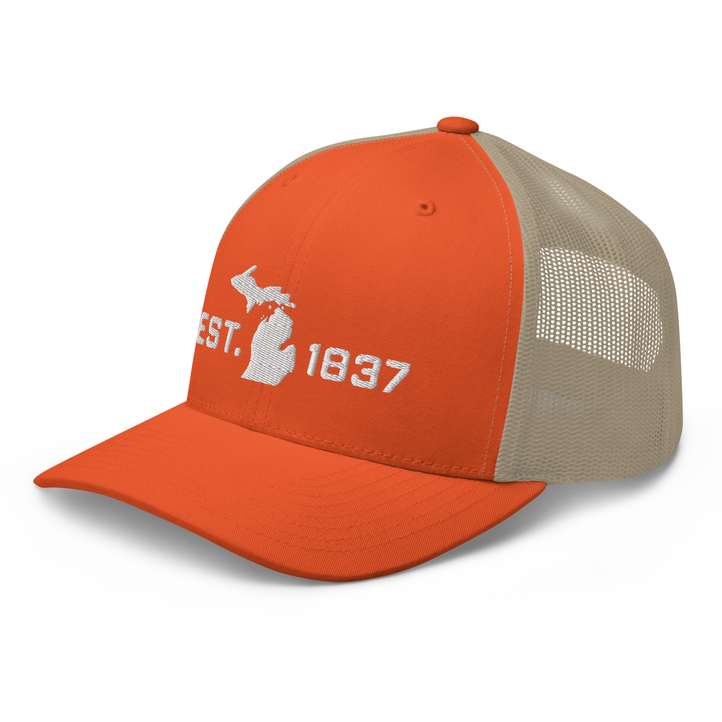 Michigan 'EST 1837' Trucker Hat (Athletic Font)