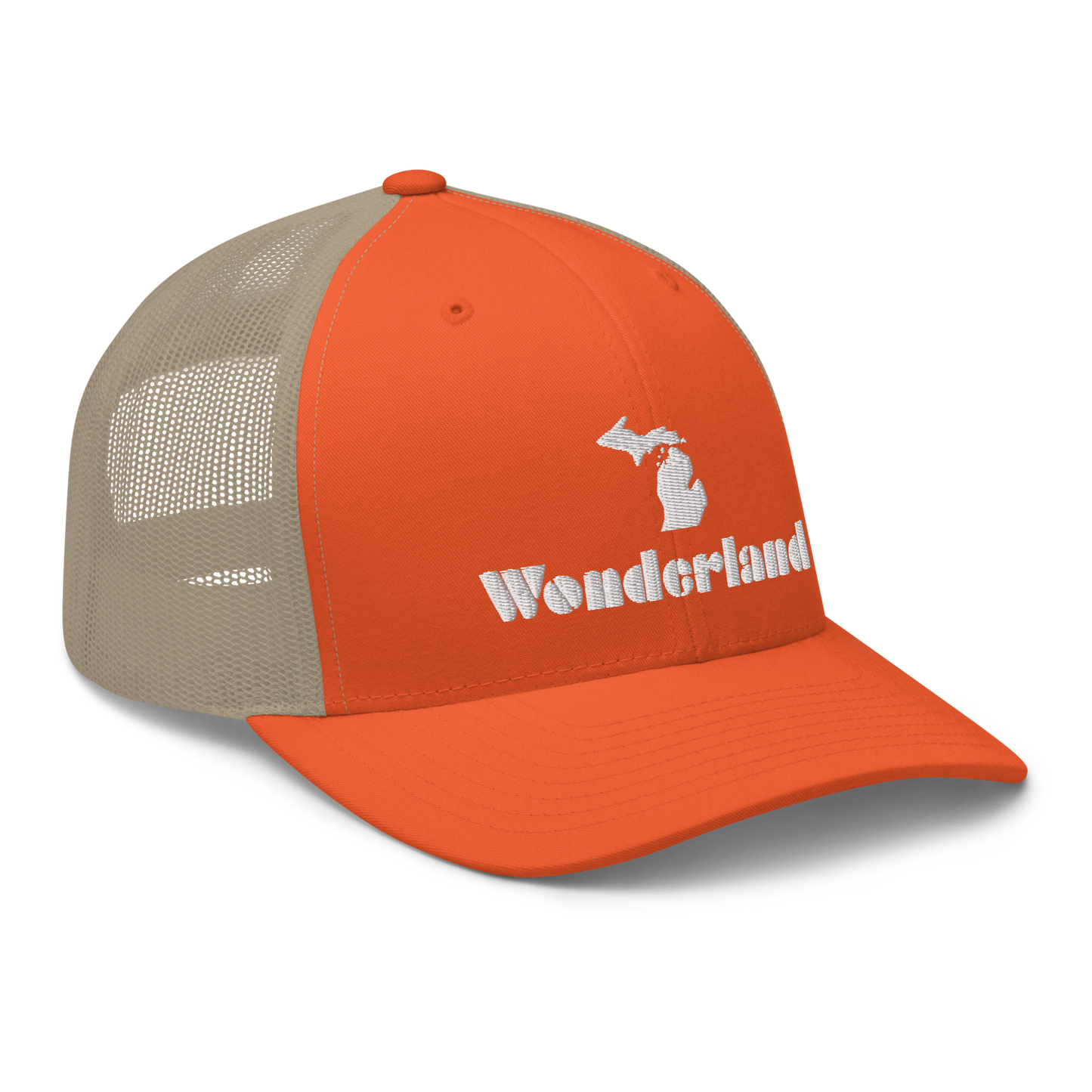 Michigan 'Wonderland' Trucker Hat (Art Deco Font)