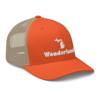 Michigan 'Wonderland' Trucker Hat (Art Deco Font)