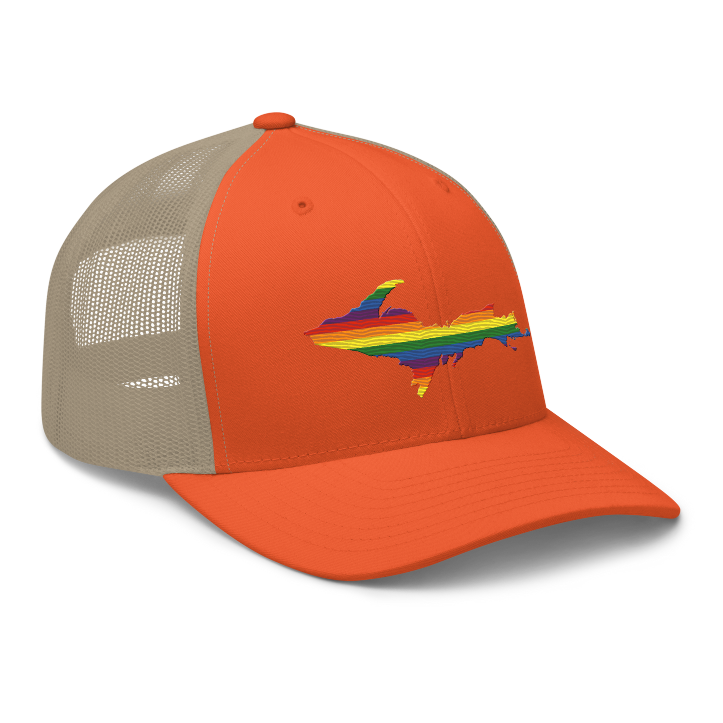 Michigan Upper Peninsula Trucker Hat (Pride Edition)