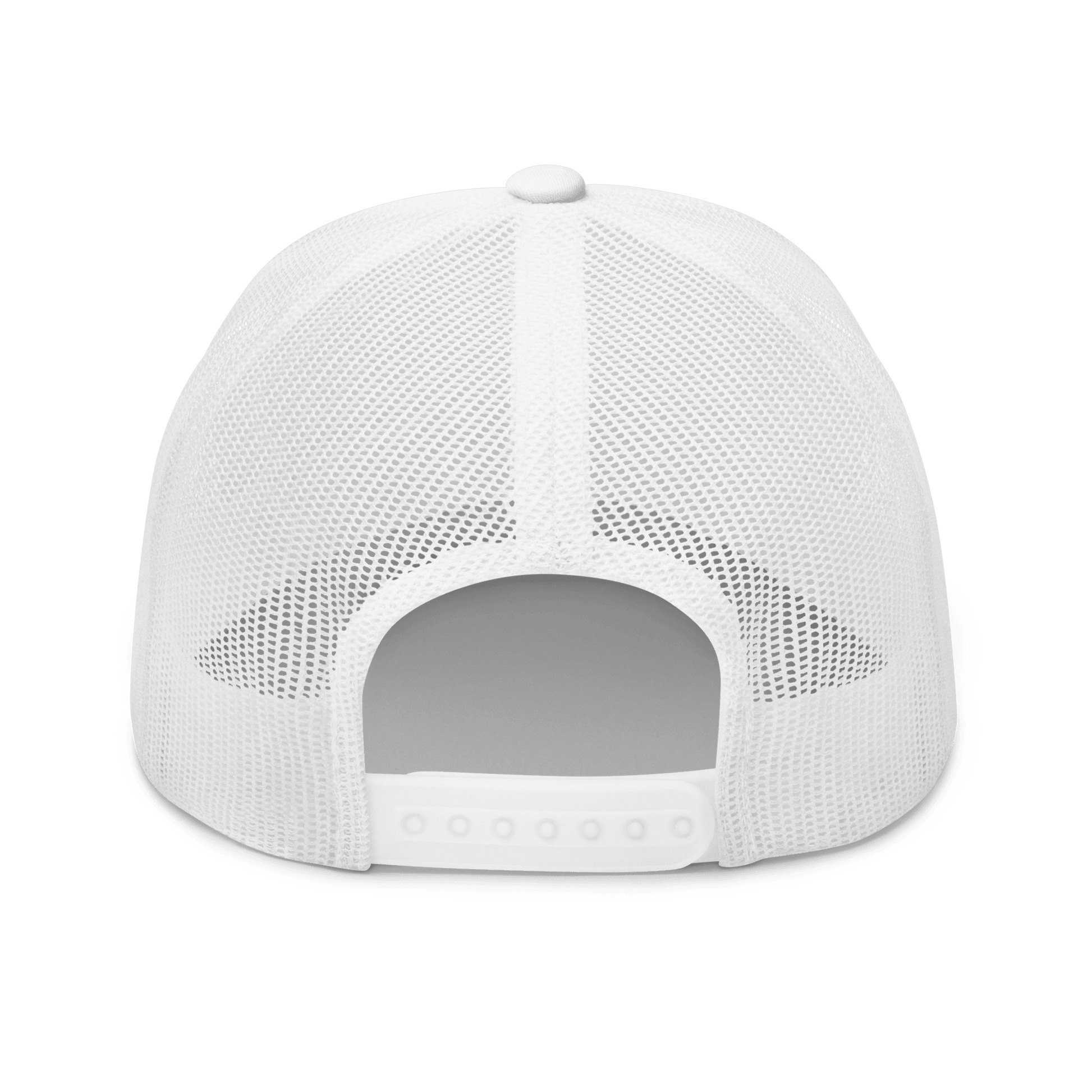 Detroit 'DTW' Trucker Hat | White/Black Embroidery - Circumspice Michigan