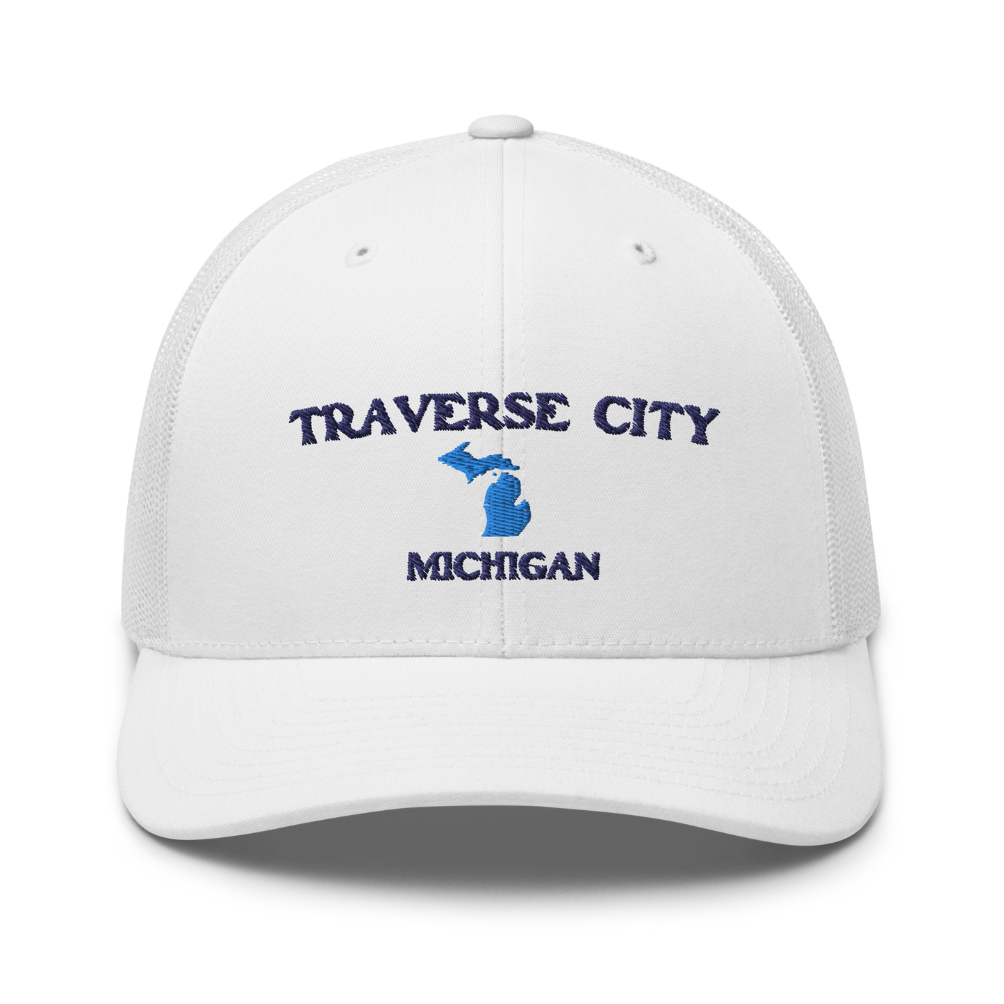 'Traverse City Michigan' Trucker Hat (w/ Michigan Outline)