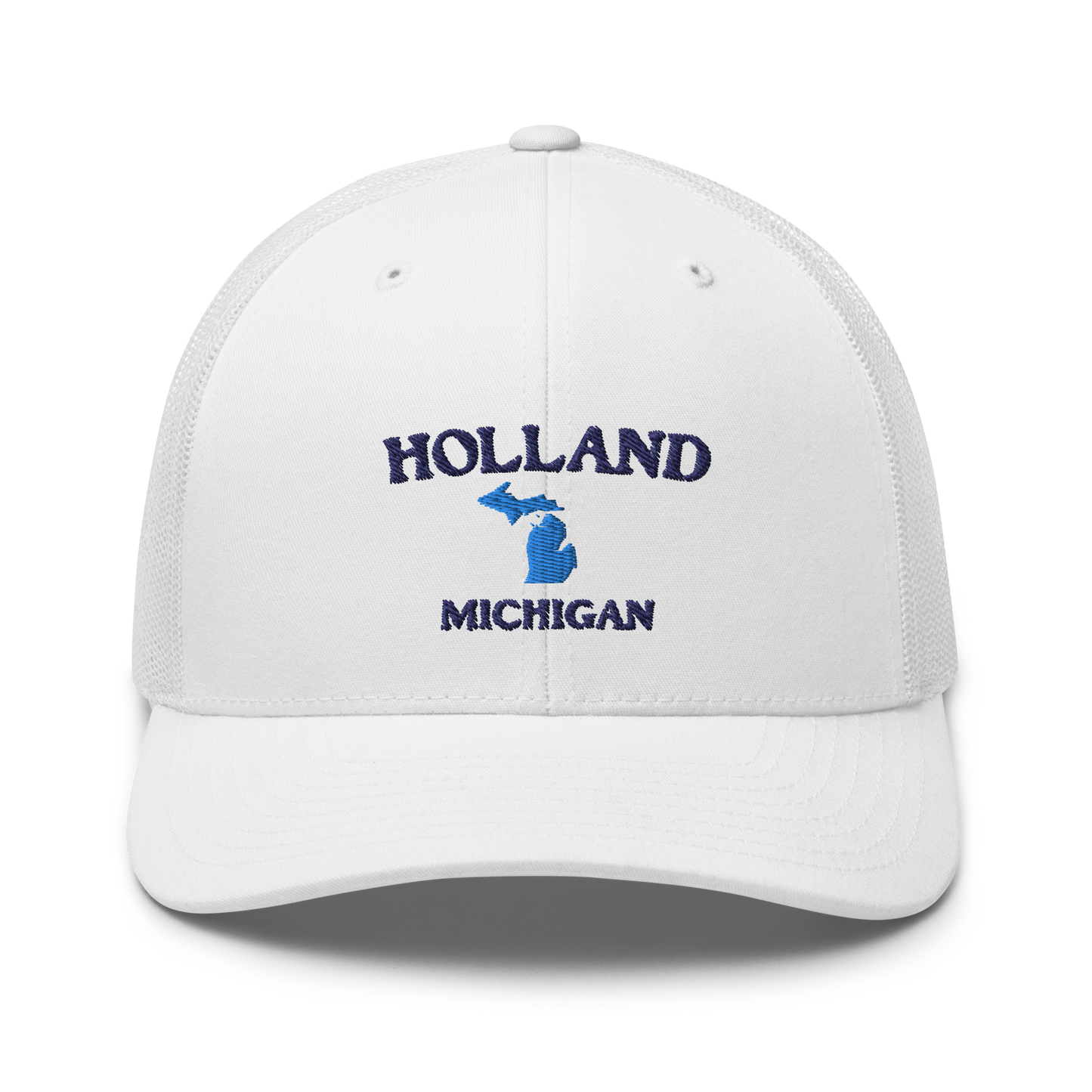 'Holland Michigan' Trucker Hat (w/ Michigan Outline)