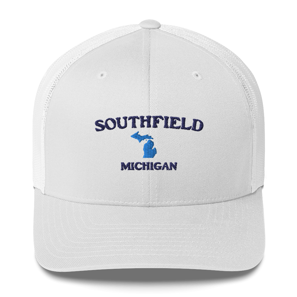 'Southfield Michigan' Trucker Hat (w/ Michigan Outline)