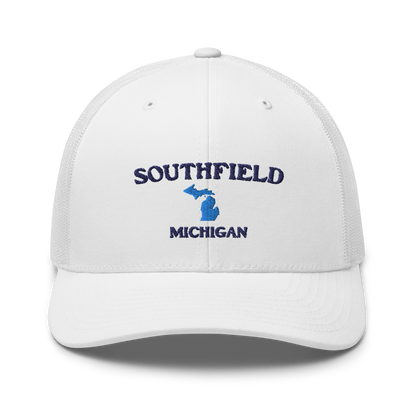 'Southfield Michigan' Trucker Hat (w/ Michigan Outline)