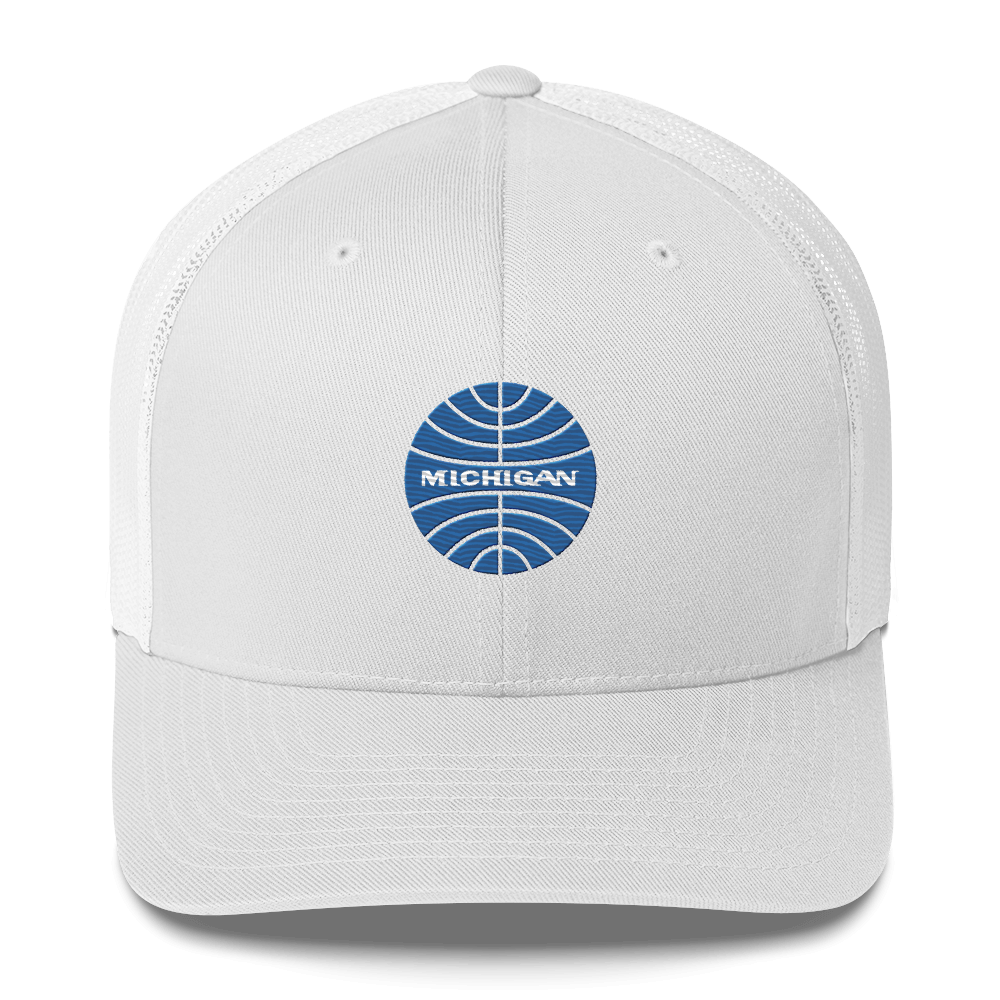 'Michigan' Trucker Hat (Retro Airline Parody)