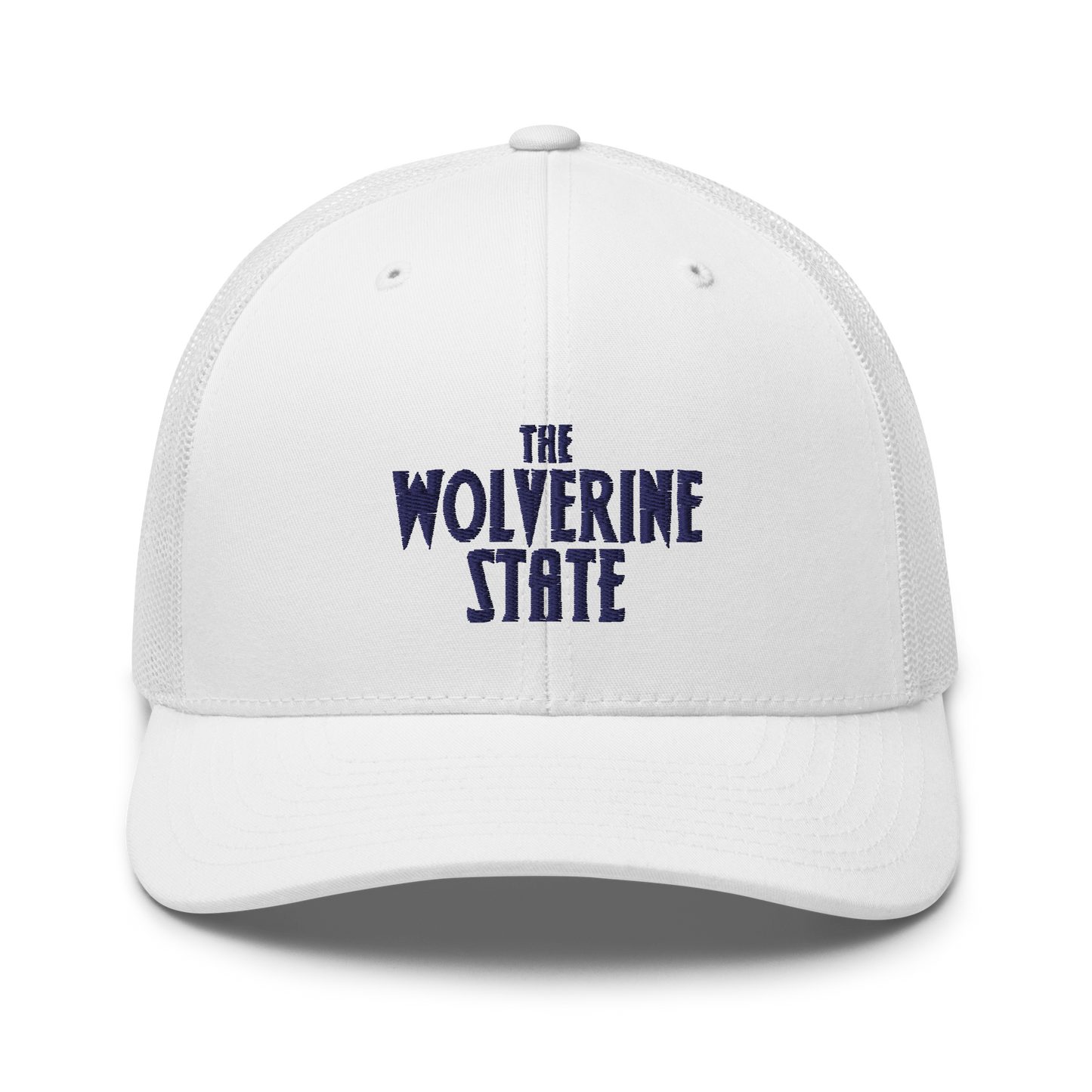 Michigan 'The Wolverine State' Trucker Hat (Vicious Mustelid Font)