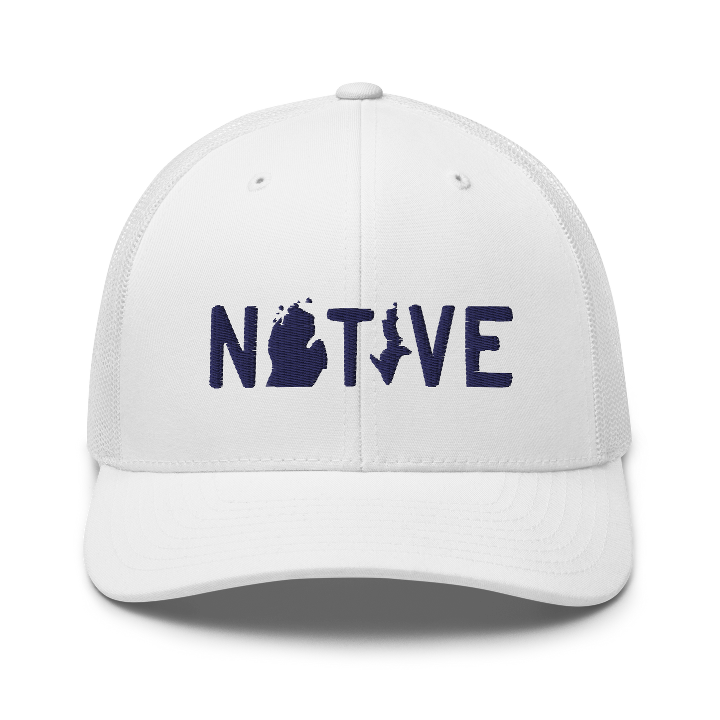 Michigan 'Native' Trucker Hat (Licence Plate Font)