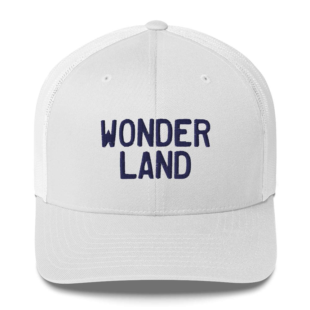 Michigan 'Wonderland' Trucker Cap (Licence Plate Font)