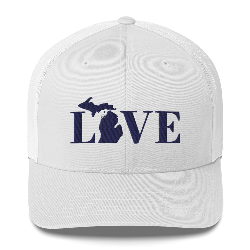 Michigan 'Love' Trucker Hat (Didone Font)