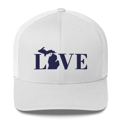 Michigan 'Love' Trucker Hat (Didone Font)