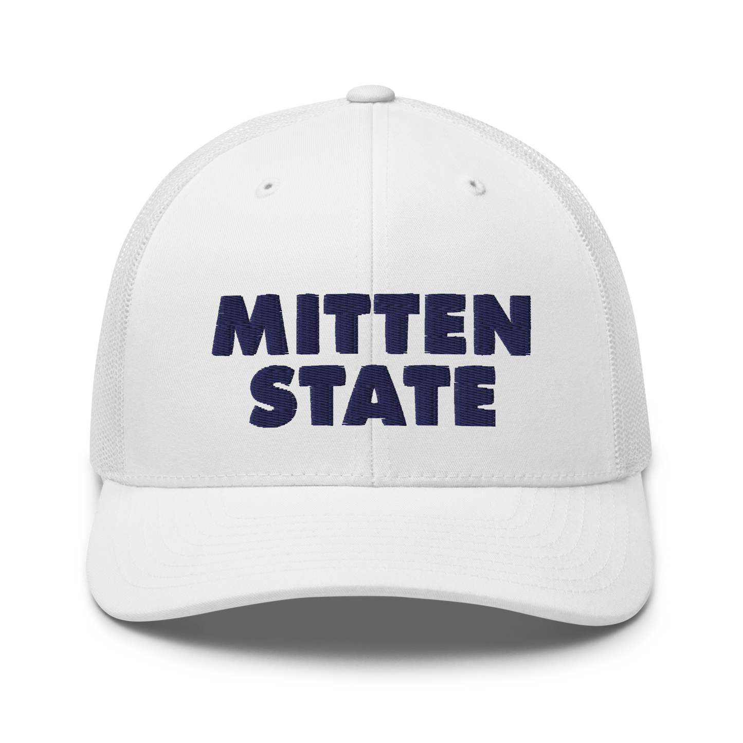 Michigan 'Mitten State' Trucker Hat (Geometric Sans Font)