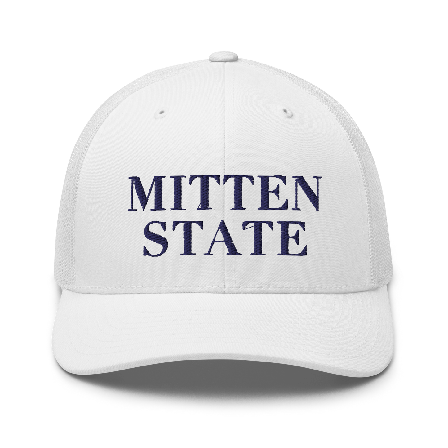 Michigan 'Mitten State' Trucker Hat (Didone Font)