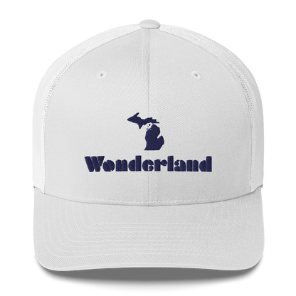 Michigan 'Wonderland' Trucker Hat (Art Deco Font)