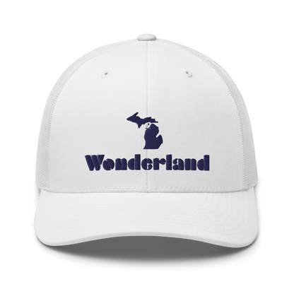 Michigan 'Wonderland' Trucker Hat (Art Deco Font)