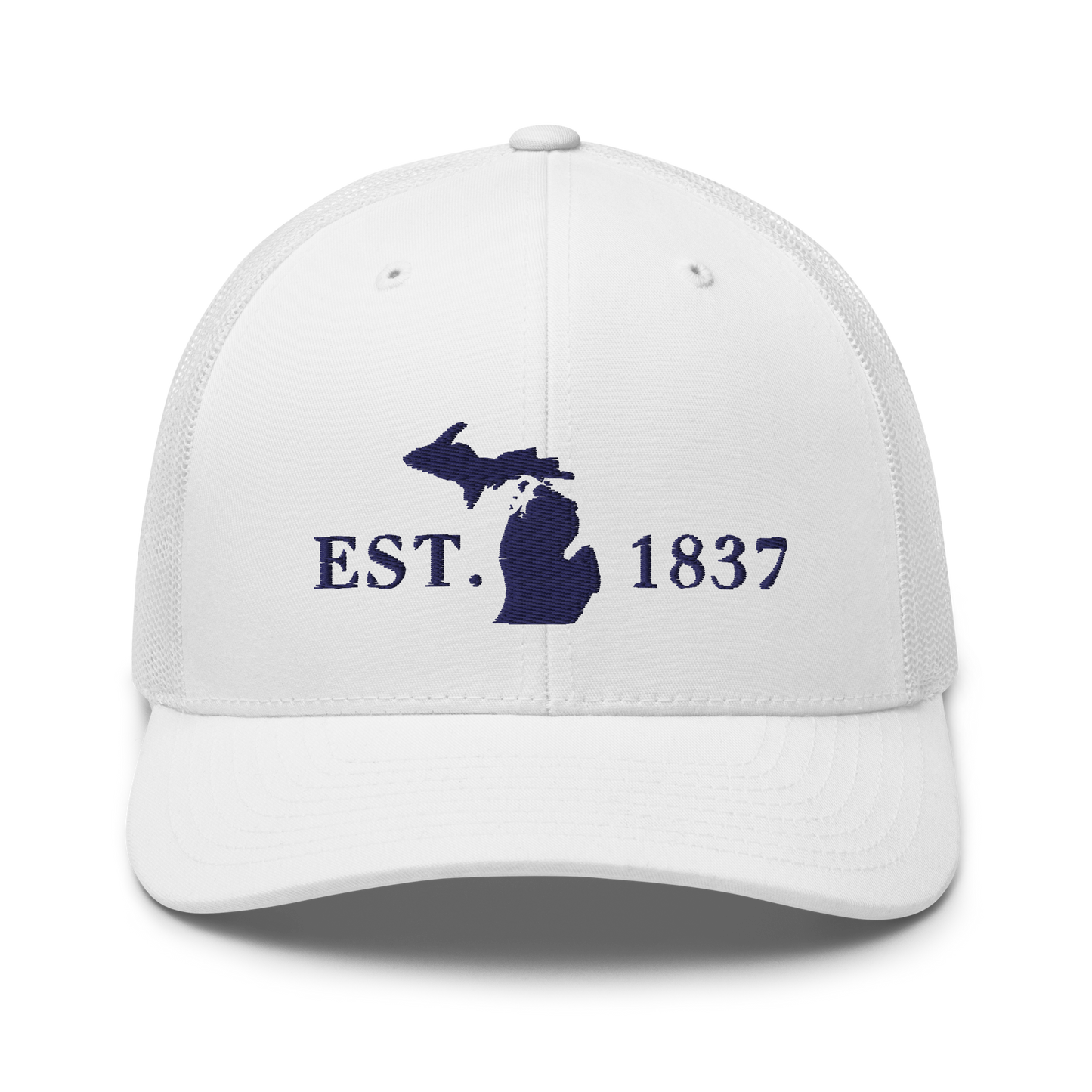 Michigan 'EST 1837' Trucker Hat (Didone Font)